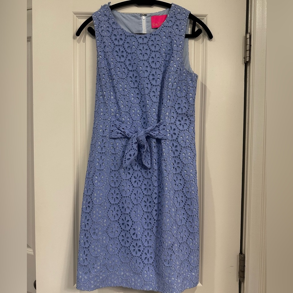 Lilly Pulitzer blue eyelet dress